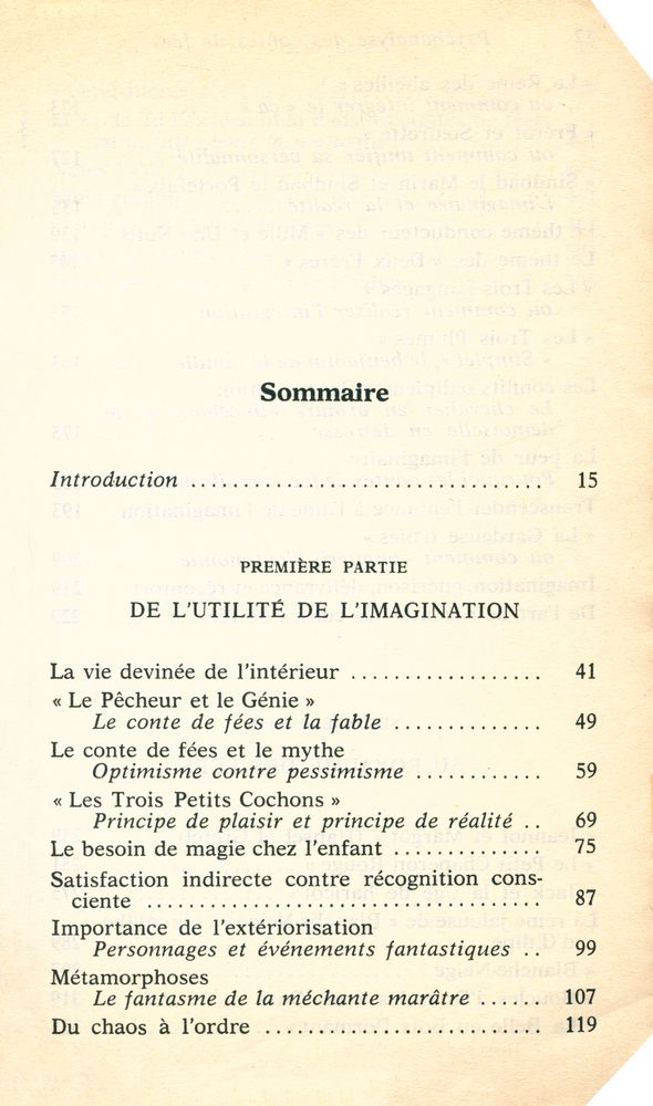『Psychanalyse des contes de fées』 2