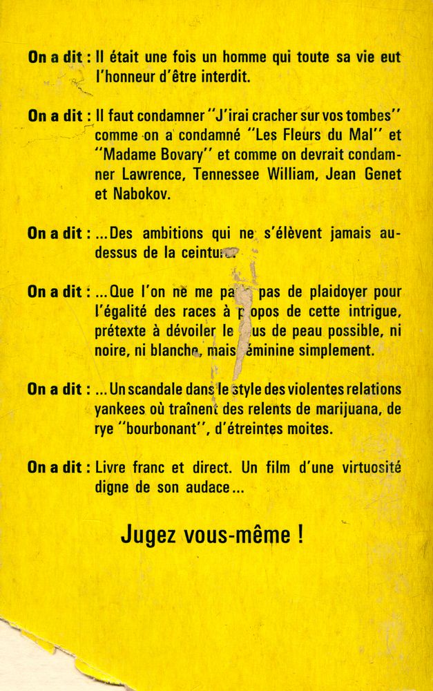 『BORIS VIAN, j'irai cracher sur vos tombes』 3