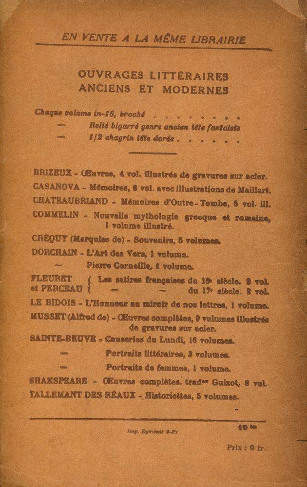 『LES GRANDS ÉCRIVAINS FRANÇAIS : XIXe SIÈCLE LES ROMANCIERS Ⅰ』 3