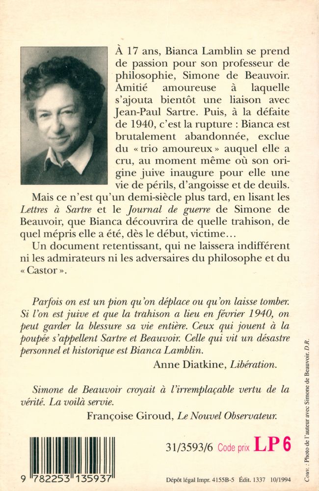 『Mémoires d'une jeune fille dérangée』 3