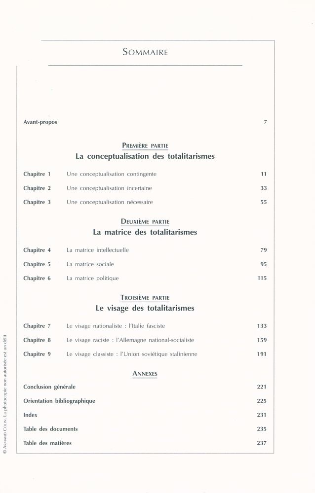 『Les Totalitarismes』 2