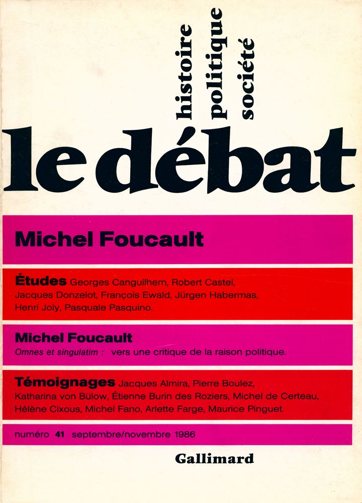 『le débat』 numéro 41 septembre - novembre 1966 1