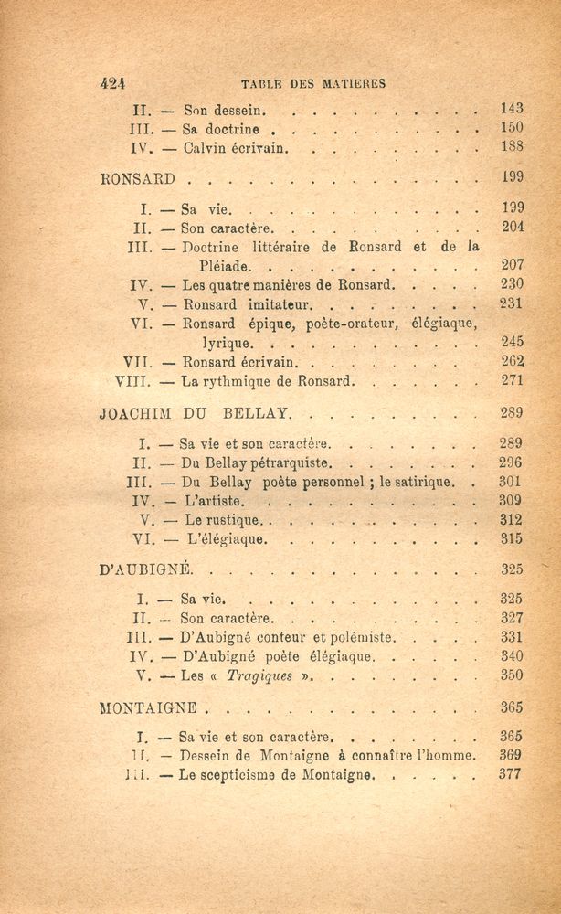 『JOACHIM DU BELLAY』 2