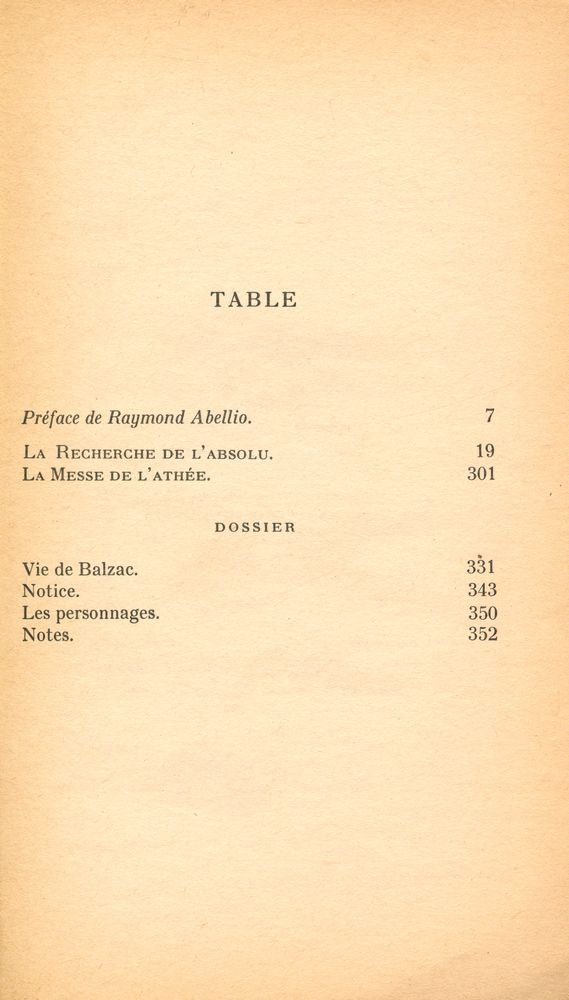 『La Recherche de l'absolu』 2