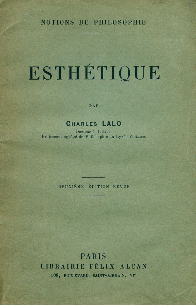 『ESTHÉTIQUE』 1