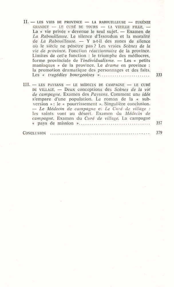 『Une lecture de BALZAC』 5