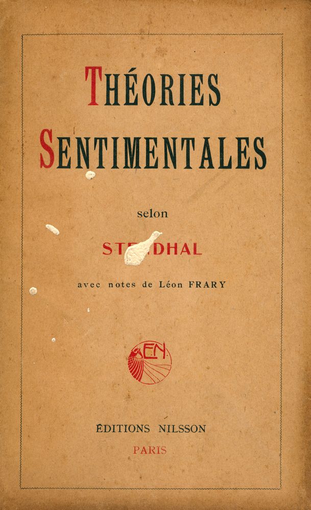 『THÉORIES SENTIMENTALES selon STENDHAL』 1
