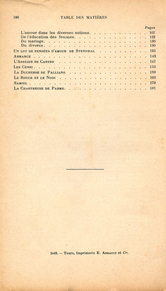 『THÉORIES SENTIMENTALES selon STENDHAL』 3