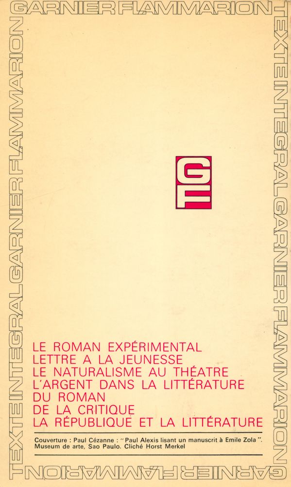 『LE ROMAN EXPÉRIMENTAL』 3