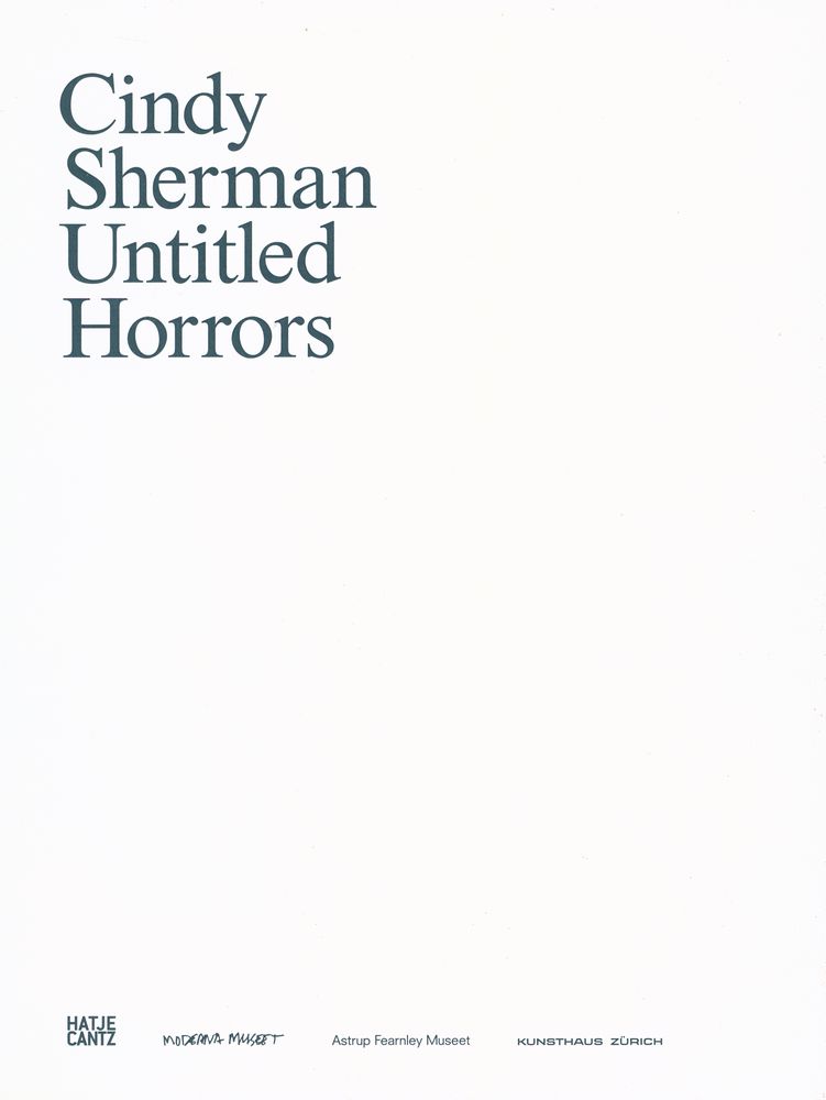 『Cindy Sherman : Untitled Horrors』 2