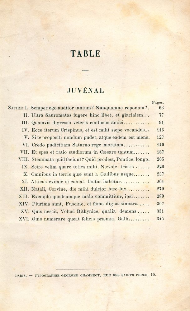 『PERSE ET JUVÉNAL』 3