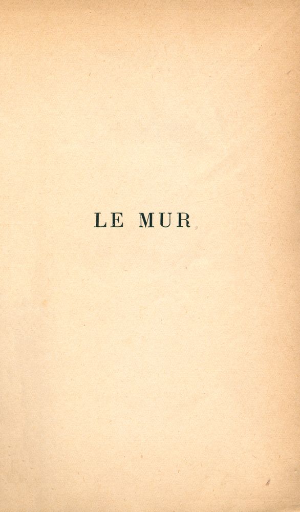 『LE MUR』 1