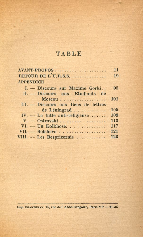 『RETOUR de l'U.R.S.S』 2