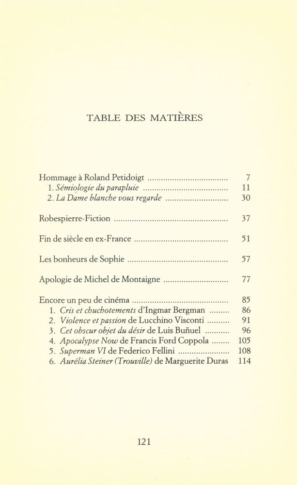 『SÉMIOLOGIE DU PARAPLUIE et autres textes』 2