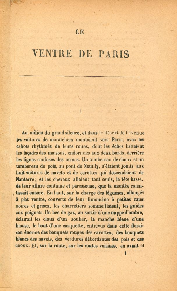 『LE VENTRE DE PARIS』 2