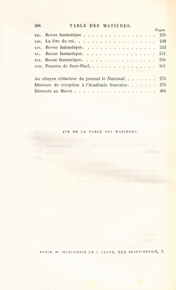 『MÉLANGES DE LITTÉRATURE ET DE CRITIQUE』 3