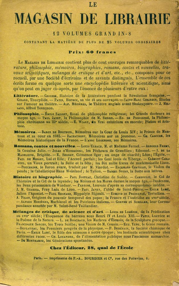 『MÉLANGES DE LITTÉRATURE ET DE CRITIQUE』 4