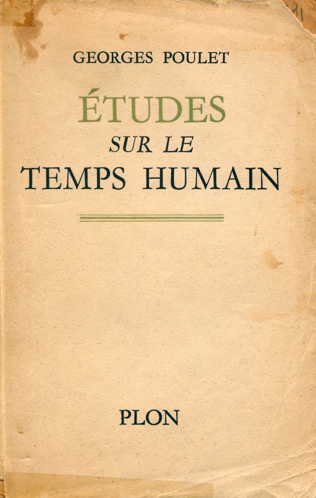 『ÉTUDES SUR LE TEMPS HUMAIN』 1