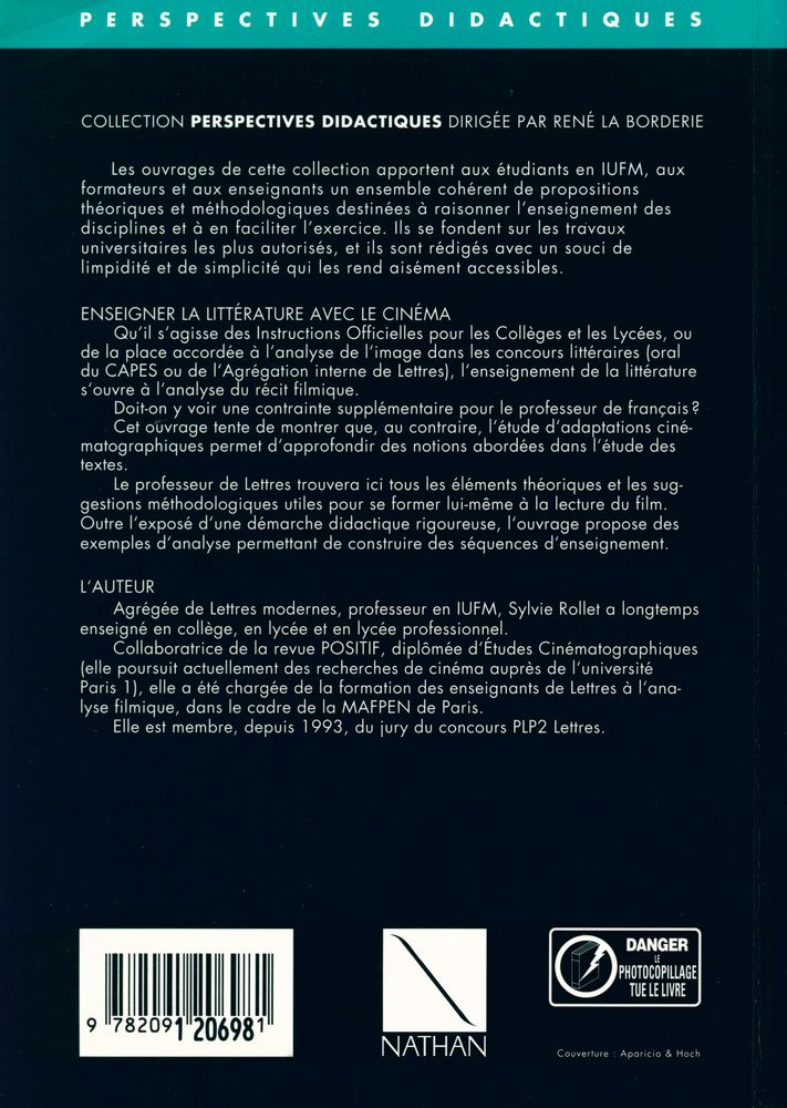 『ENSEIGNER LA LITTÉRATURE AVEC LE CINÉMA』 7
