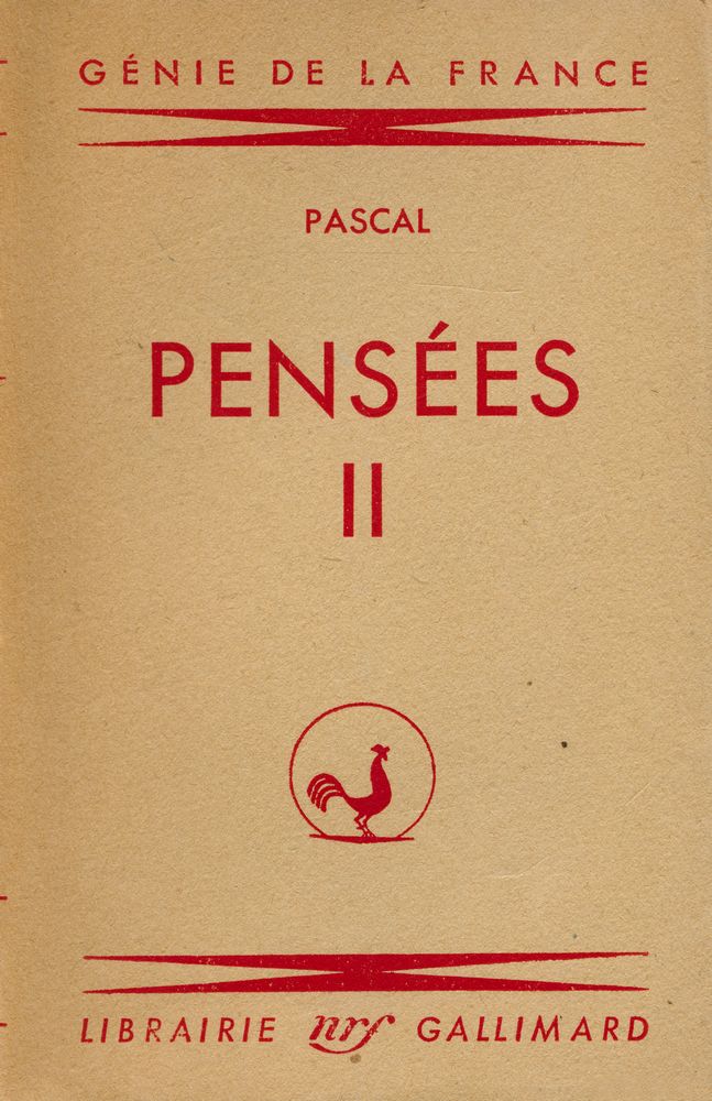 『PENSÉES Ⅱ』 1