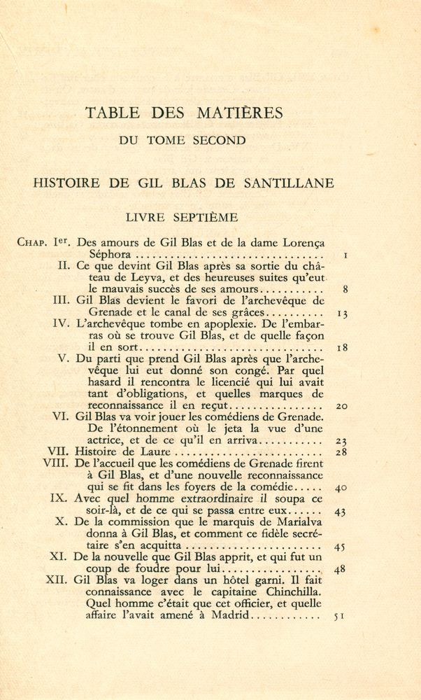 『HISTOIRE DE GIL BLAS DE SANTILLANE Ⅱ』 2