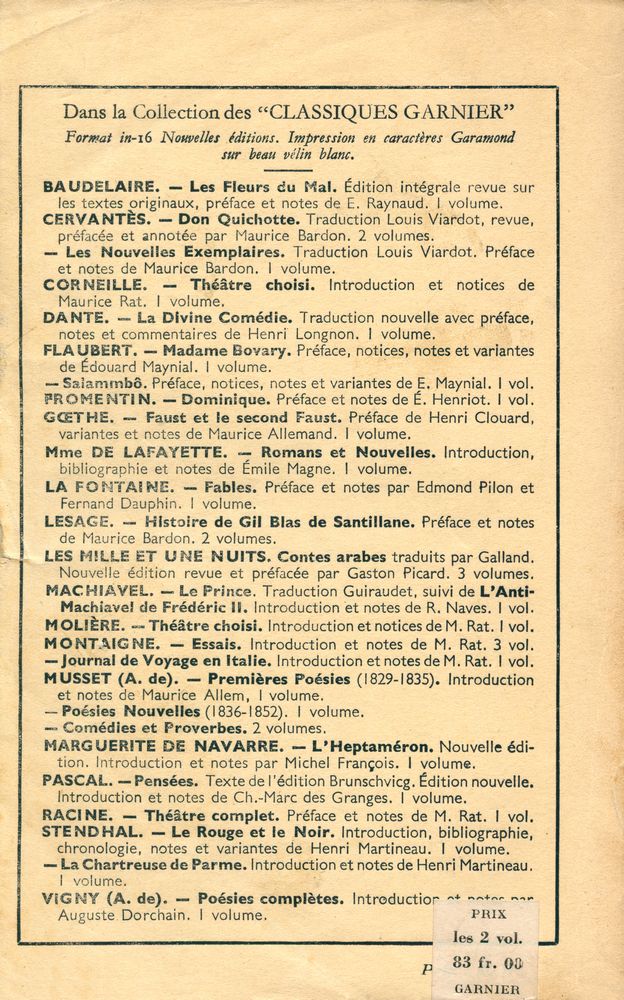 『HISTOIRE DE GIL BLAS DE SANTILLANE Ⅱ』 8