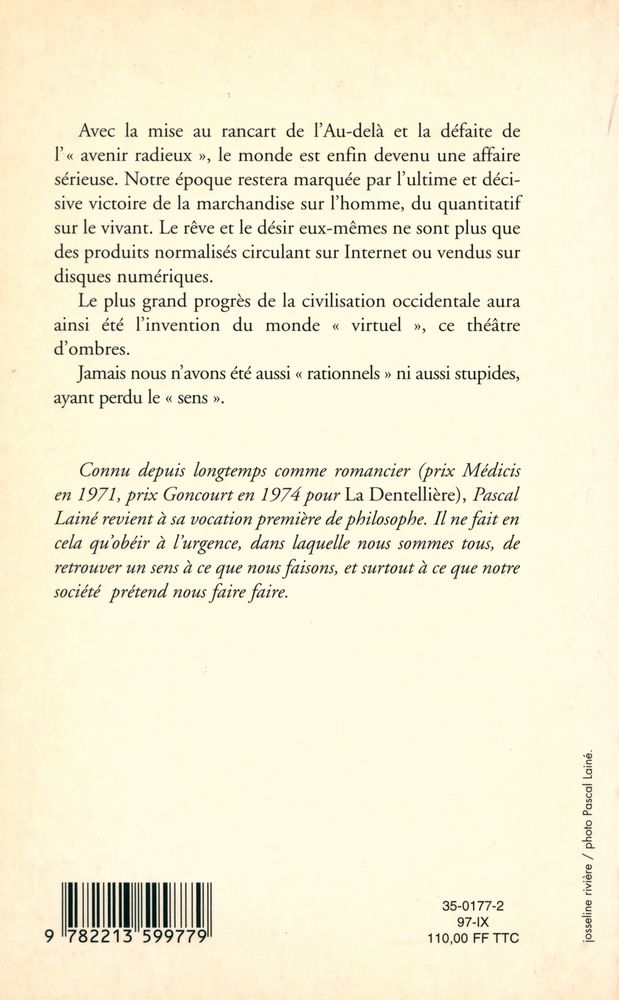 『Le commerce des apparences』 4