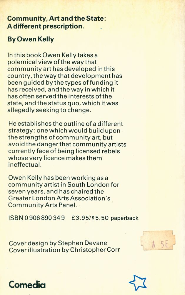 『Comedia Series No. 23 - Community, Art and the State』 3
