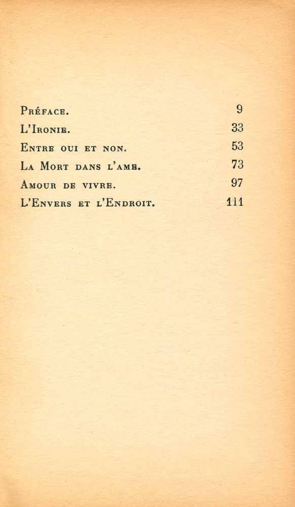 『L'envers et l'endroit』 2