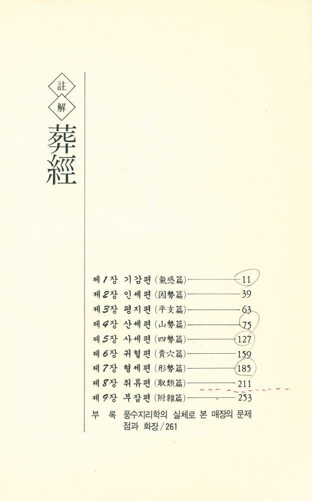 『註解 葬經(주해 장경)』 2