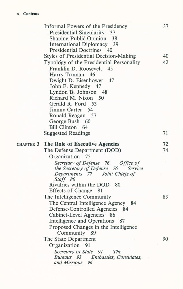 『Puzzle Palaces and Foggy Bottom : U.S. Foreign and Defense Policy - Making in the 1990s』 3