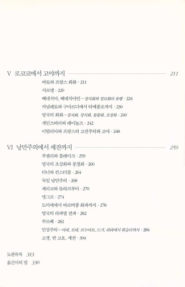 『시공아트 021 - 서양회화사 : 조토에서 세잔까지』 4