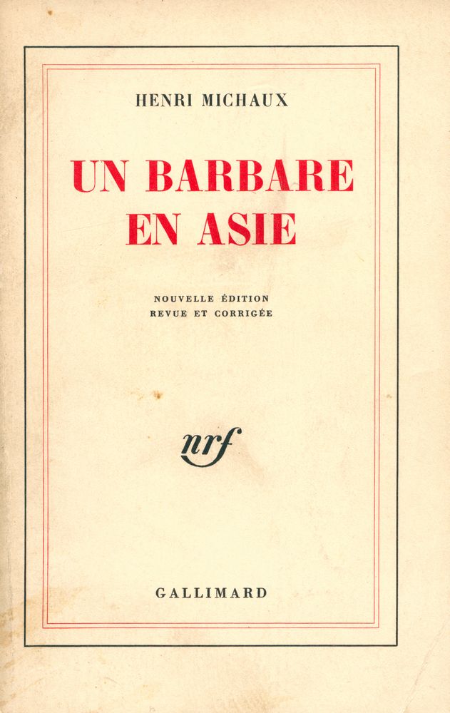 『UN BARBARE EN ASIE』 1