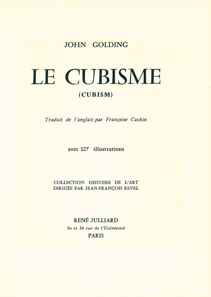 『LE CUBISME (CUBISM)』 1