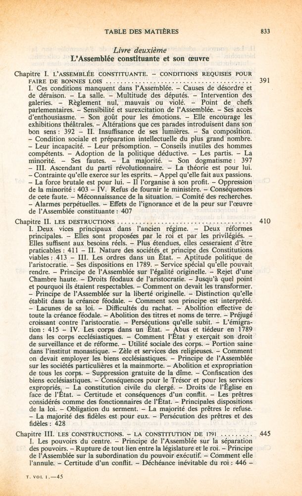 『LES ORIGINES DE LA FRANCE CONTEMPORAINE - L'ANCIEN RÉGIME, LA RÉVOLUTION : L'ANARCHIE - LA CONQUÊTE JACOBINE』 8