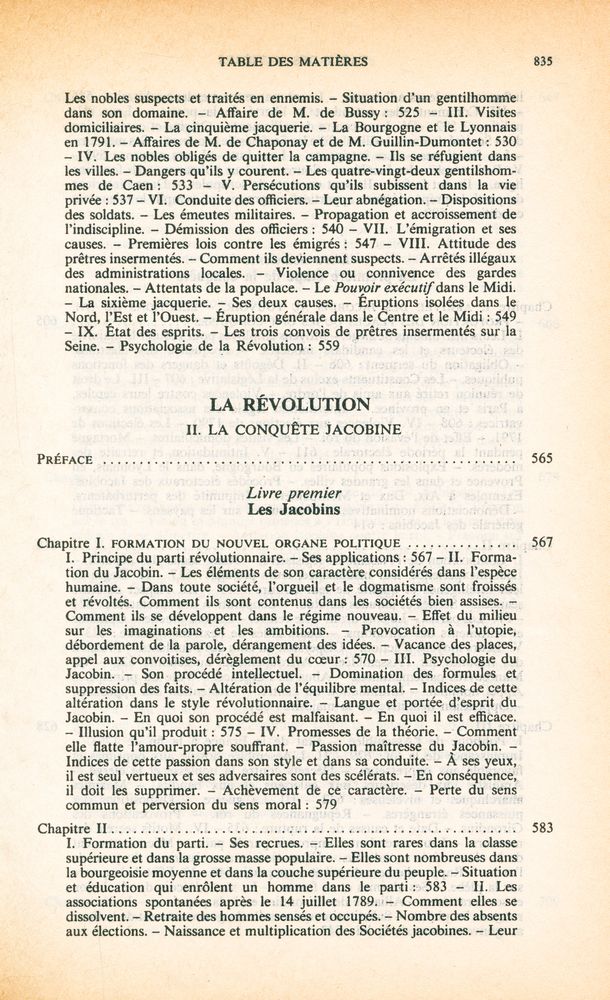 『LES ORIGINES DE LA FRANCE CONTEMPORAINE - L'ANCIEN RÉGIME, LA RÉVOLUTION : L'ANARCHIE - LA CONQUÊTE JACOBINE』