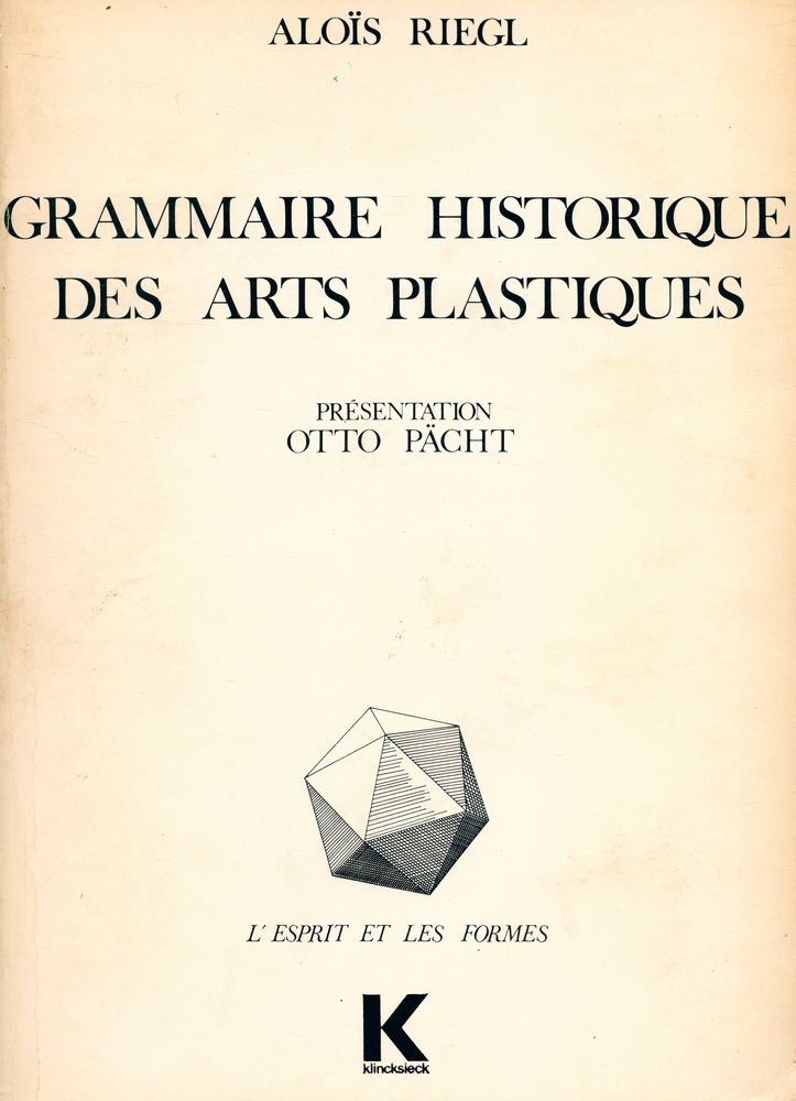 『GRAMMAIRE HISTORIQUE DES ARTS PLASTIQUES』 1