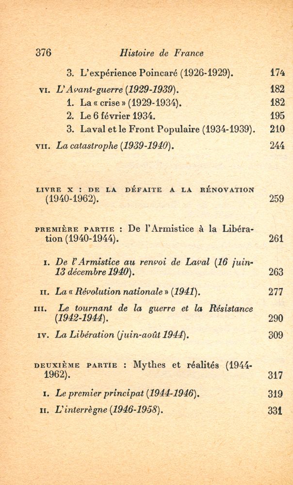 『histoire de france 3 : de la IIIᵉ à la Vᵉ république』 3