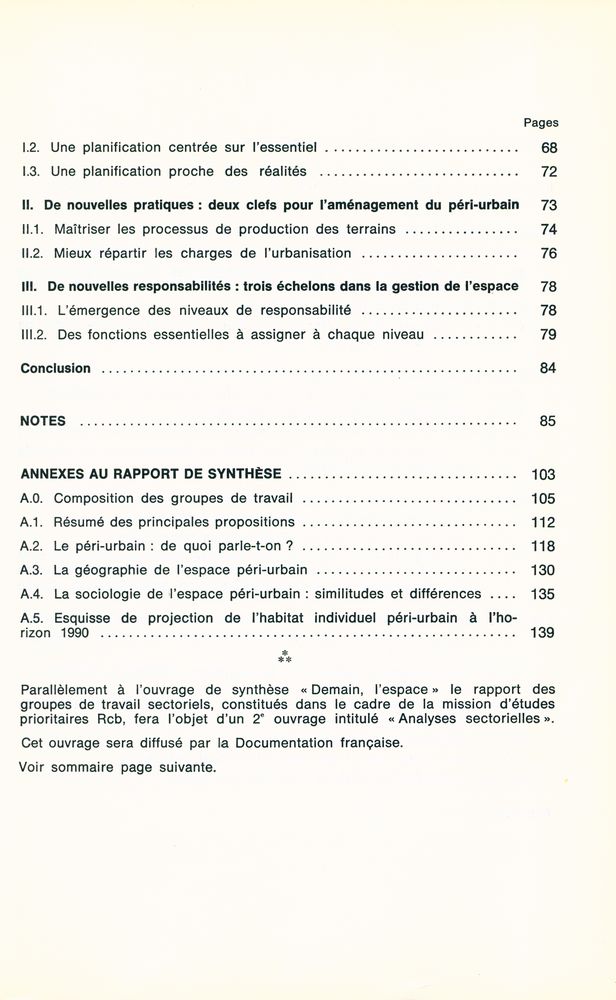 『études prioritaires interministérielles - demain, l'espace : l'habitat individuel péri.urbain』 1
