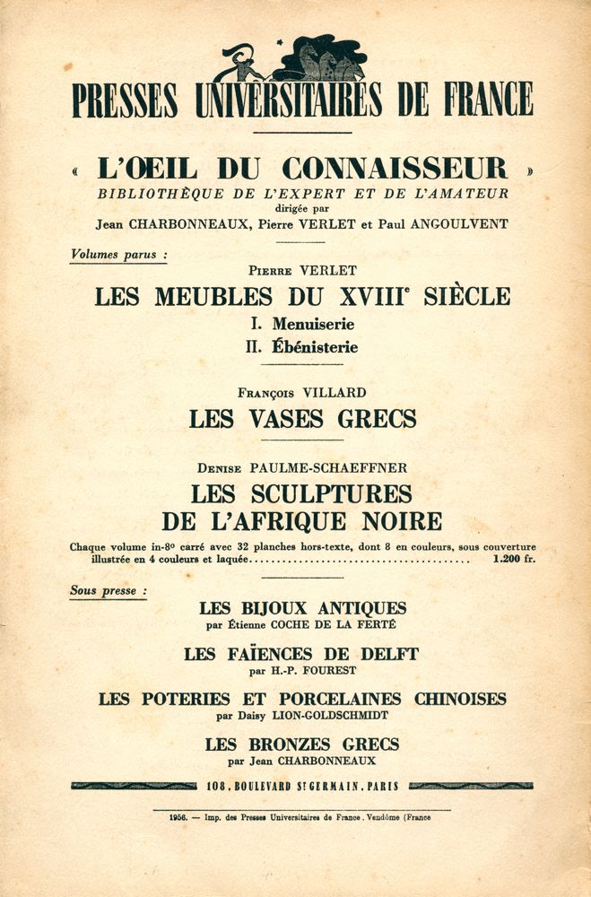 『REVUE d'ESTHÉTIQUE』 JUILLET - SEPTEMBRE 1955 3