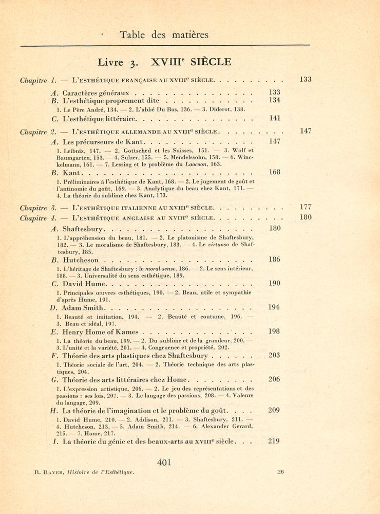 『HISTOIRE DE L'ESTHÉTIQUE』 4