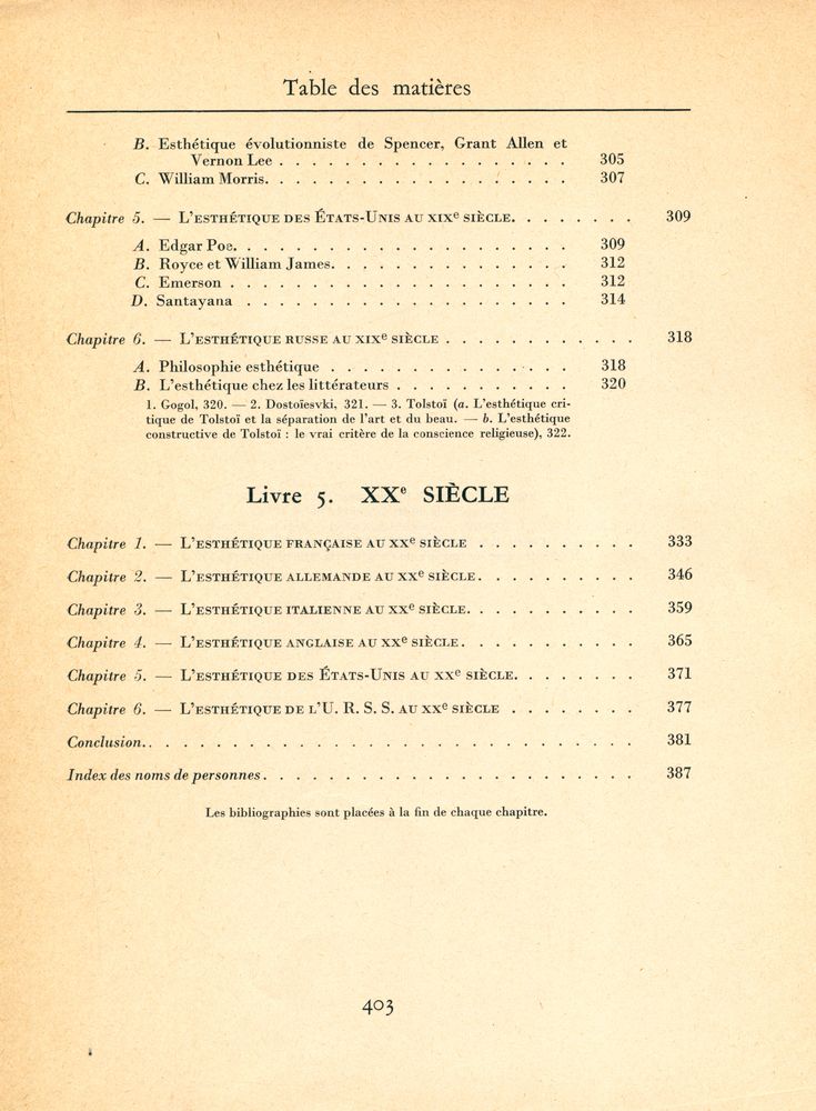 『HISTOIRE DE L'ESTHÉTIQUE』 6