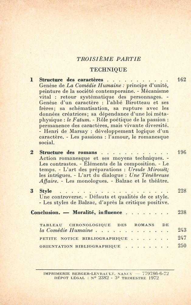 『BALZAC : Connaissance des lettres』 4