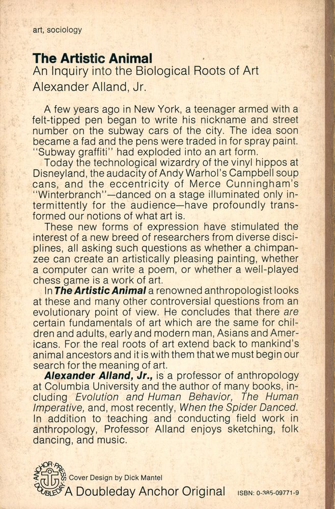 『The Artistic Animal』 3