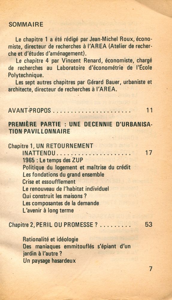 『Un urbanisme pour les maisons』 2