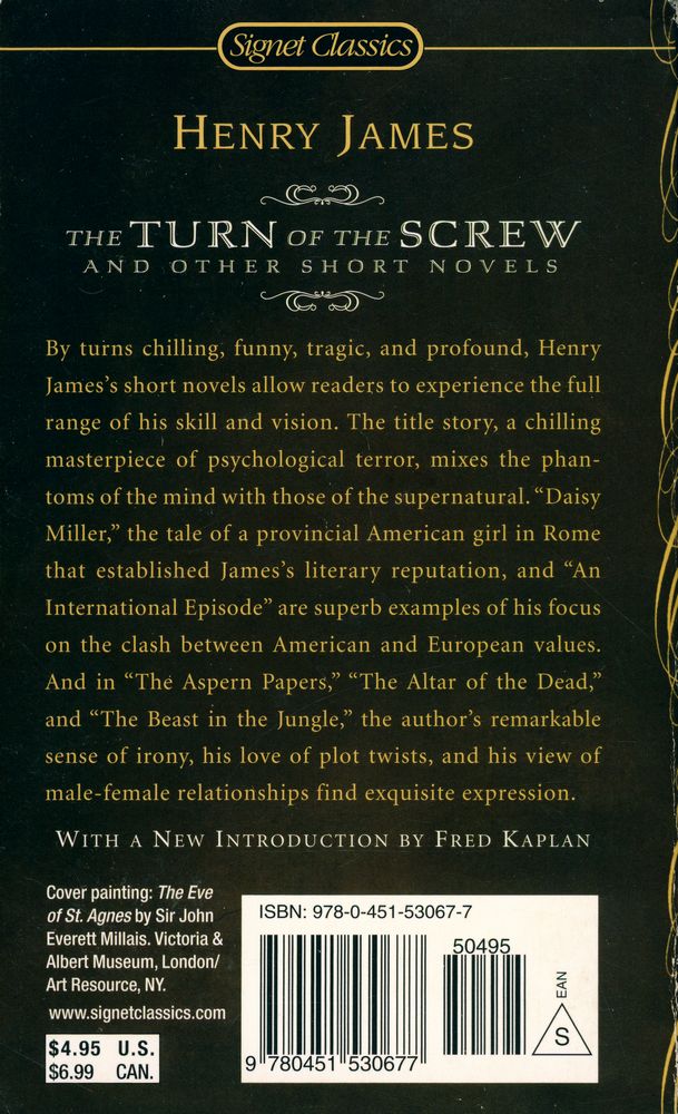 『THE TURN OF THE SCREW AND OTHER SHORT NOVELS』 3