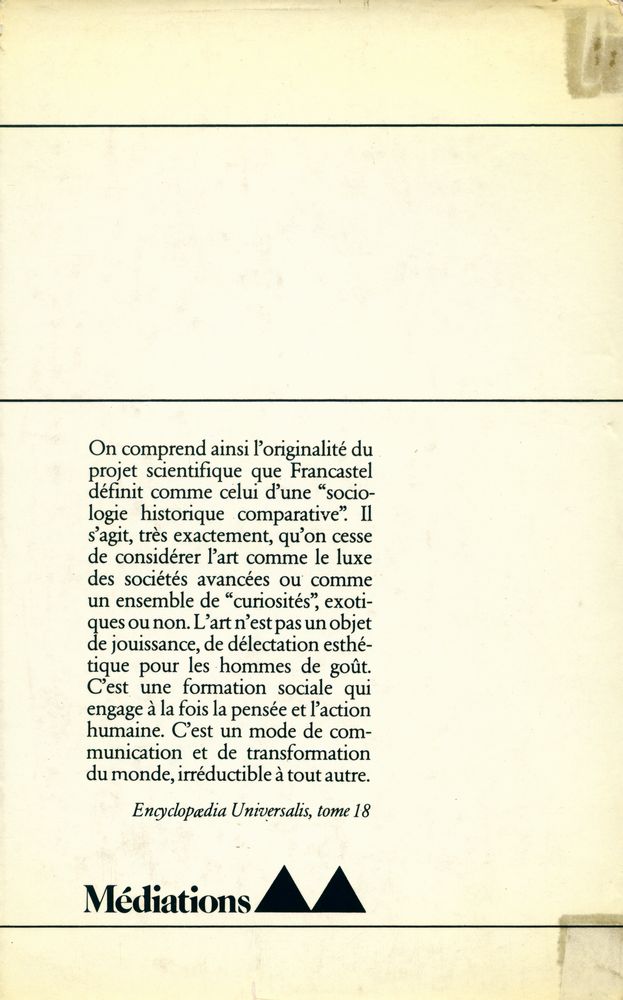 『La Figure et le lieu : l'ordre visuel du Quattrocento』 7