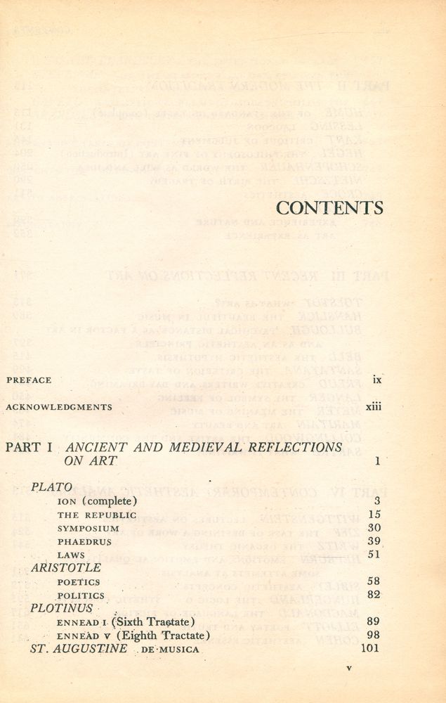 『Philosophy of Art and Aesthetics, from Plato to Wittgenstein』 2