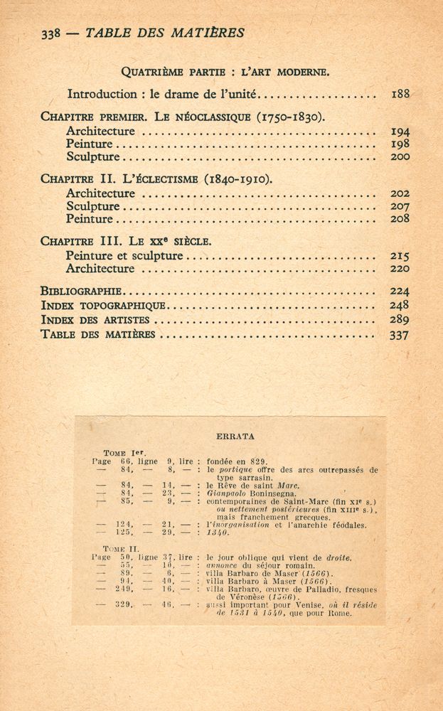『Arts Styles et Techniques - L'art italien tome II』 3
