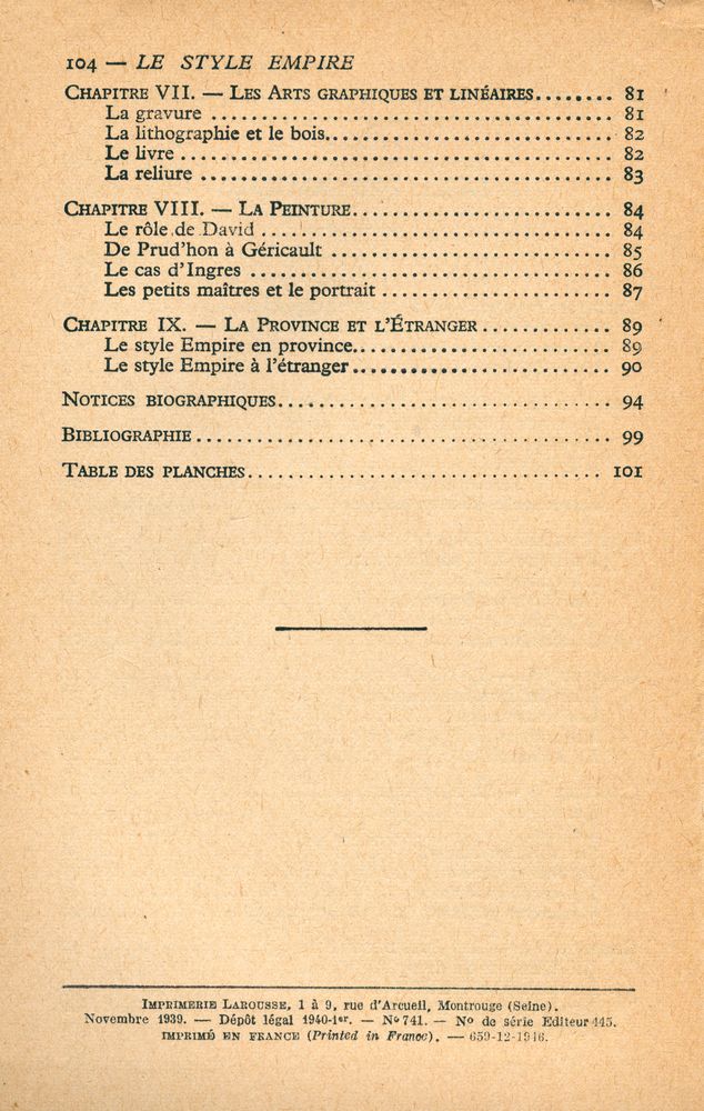 『Arts Styles et Techniques - LE STYLE EMPIRE : du Directoire à la Restauration』 3